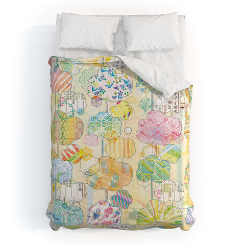 MIK wallflora Duvet Cover