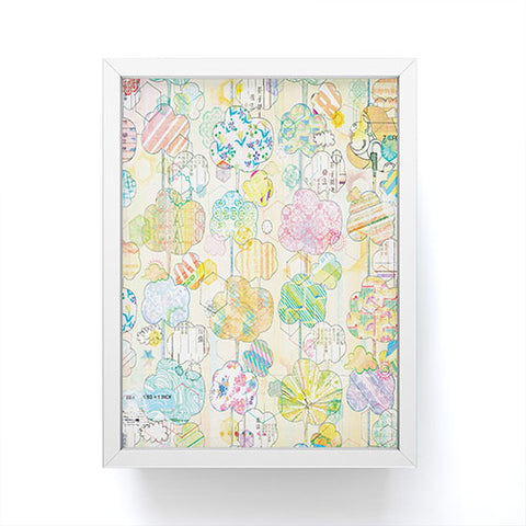 MIK wallflora Framed Mini Art Print