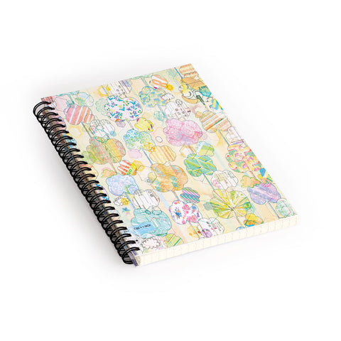 MIK wallflora Spiral Notebook