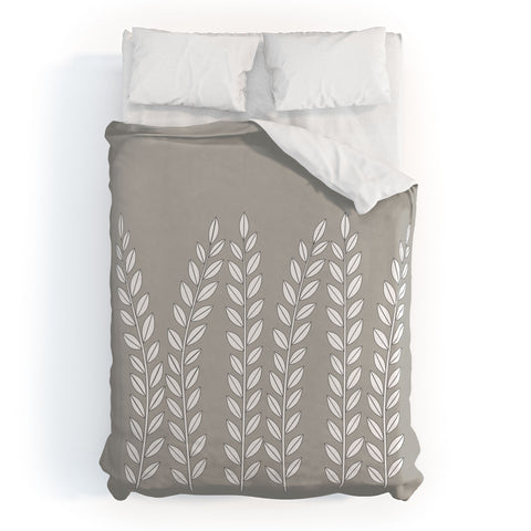 Mile High Studio Simply Folk Olive Branches Duvet Cover