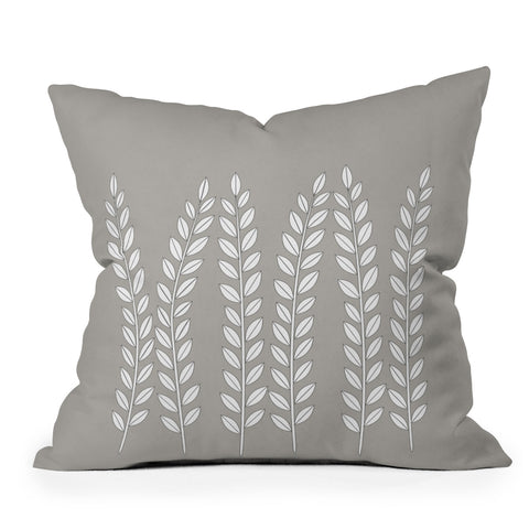 Mile High Studio Simply Folk Olive Branches Outdoor Throw Pillow