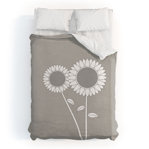 Mile High Studio Simply Folk Sunflowers Duvet Cover