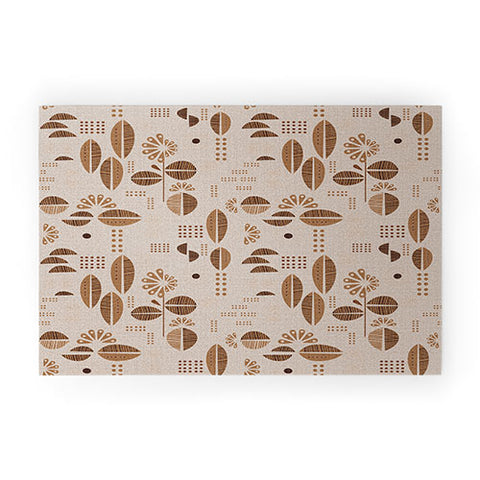 Mirimo Africa Flora Beige Welcome Mat