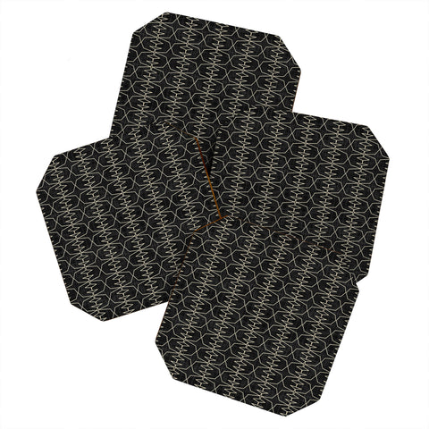 Mirimo Afromood Black Coaster Set