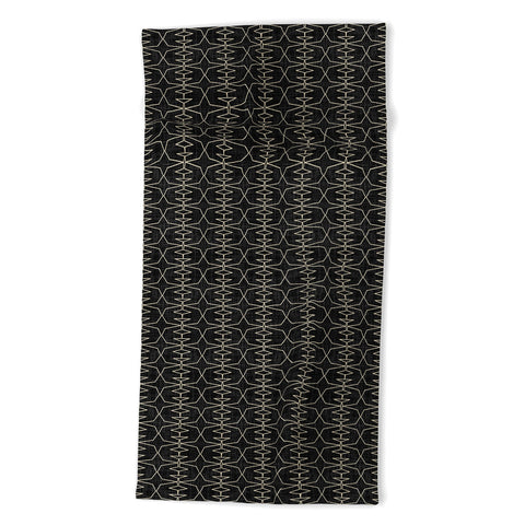 Mirimo Afromood Black Beach Towel