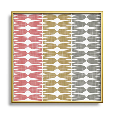 Mirimo Afromood II Square Metal Framed Art Print