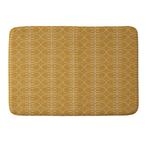 Mirimo Afromood Mustard Memory Foam Bath Mat
