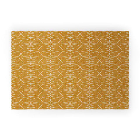 Mirimo Afromood Mustard Welcome Mat