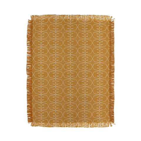 Mirimo Afromood Mustard Throw Blanket