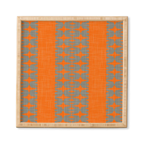 Mirimo Afromood Orange Framed Wall Art