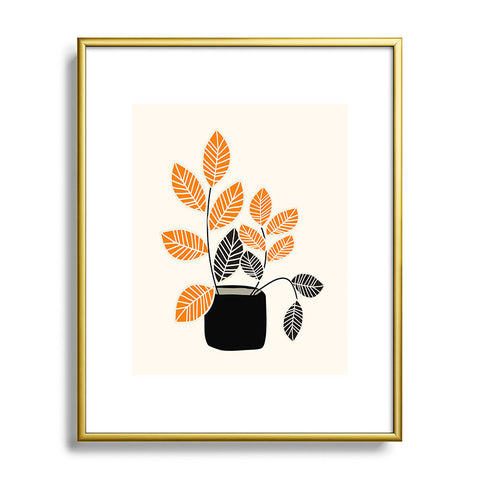 Mirimo Apartment Plant Metal Framed Art Print