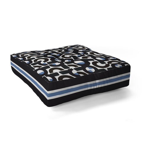 Mirimo Aroona Black Floor Pillow Square
