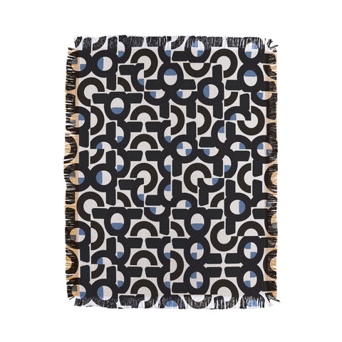 Mirimo Aroona Black Throw Blanket