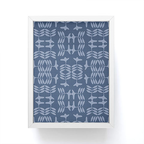 Mirimo Bamako Denim Framed Mini Art Print