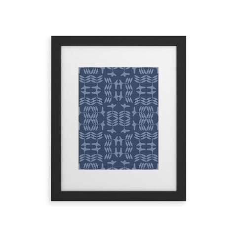 Mirimo Bamako Denim Framed Art Print
