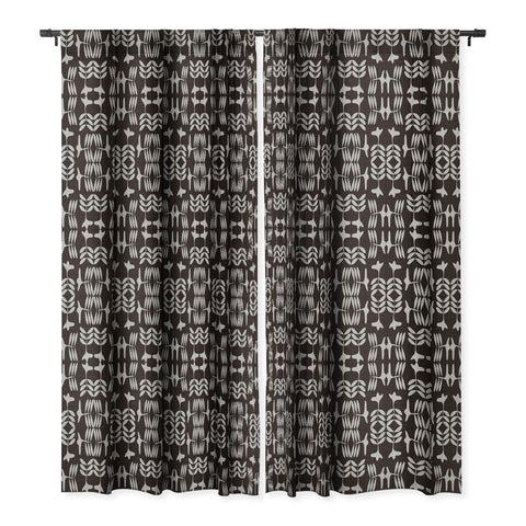Mirimo Bamako Noir Blackout Window Curtain