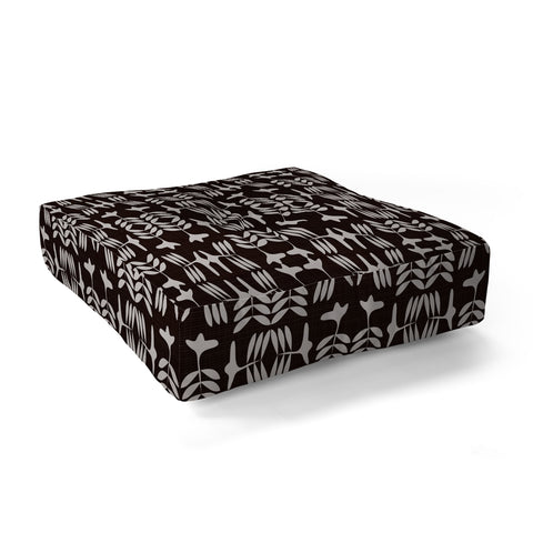 Mirimo Bamako Noir Floor Pillow Square