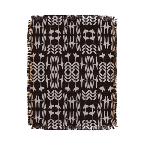 Mirimo Bamako Noir Throw Blanket
