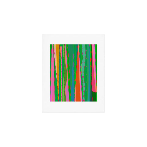 Mirimo Bazaar Brazil Green Art Print