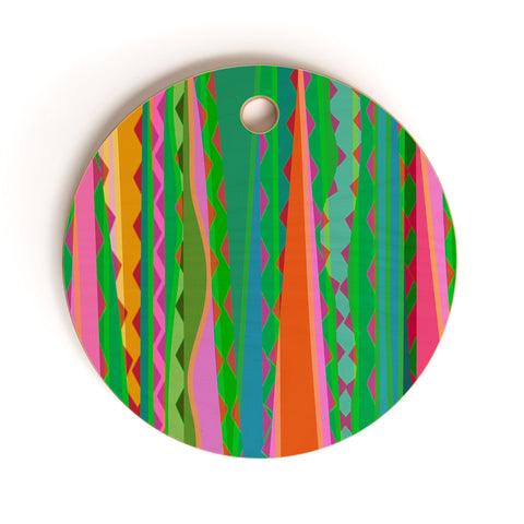 Mirimo Bazaar Brazil Green Cutting Board Round