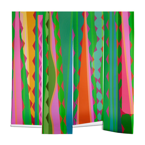 Mirimo Bazaar Brazil Green Wall Mural