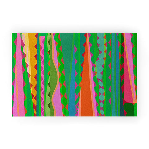 Mirimo Bazaar Brazil Green Welcome Mat