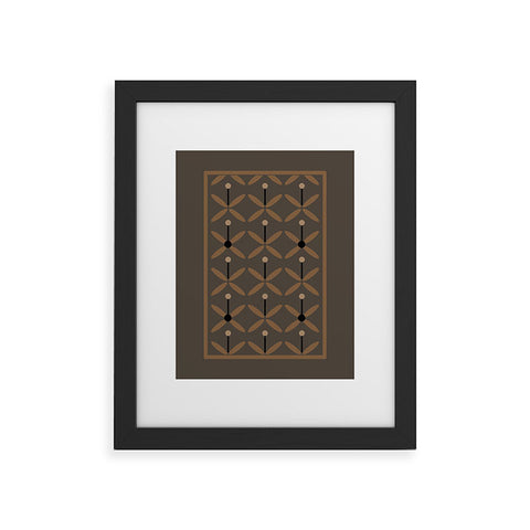 Mirimo Bella Mocca Framed Art Print