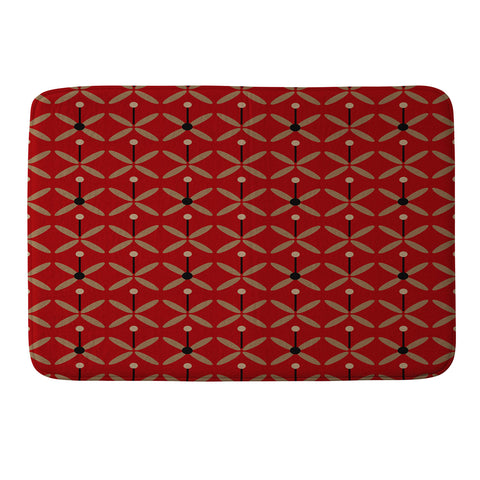 Mirimo Bella Red Memory Foam Bath Mat