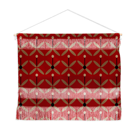 Mirimo Bella Red Wall Hanging Landscape