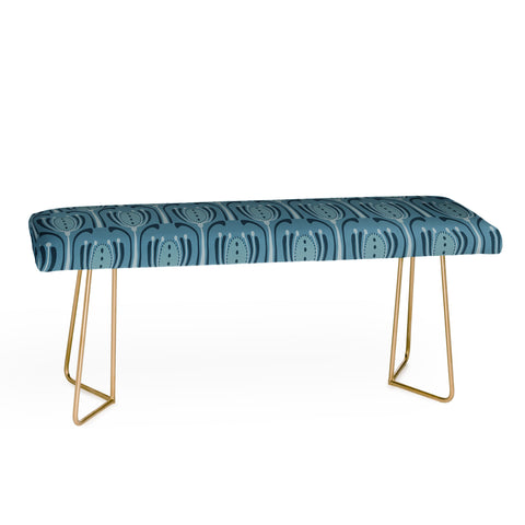 Mirimo Blue Tulips Bench