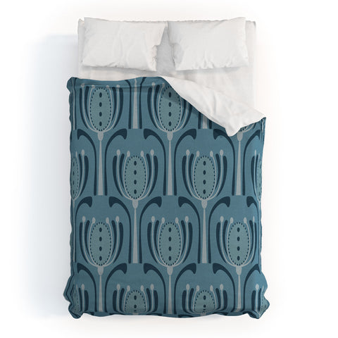 Mirimo Blue Tulips Duvet Cover
