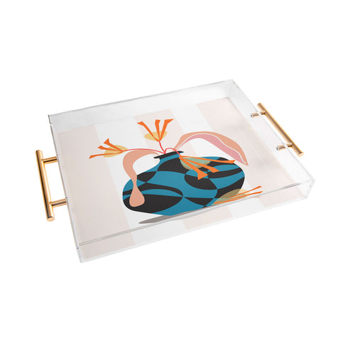 Mirimo Blue Vase Acrylic Tray
