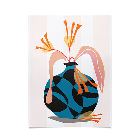 Mirimo Blue Vase Poster