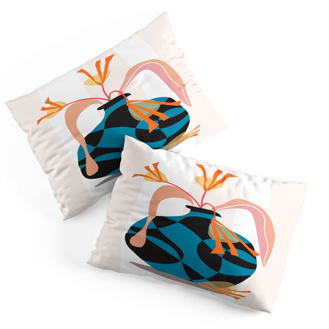 Mirimo Blue Vase Pillow Shams