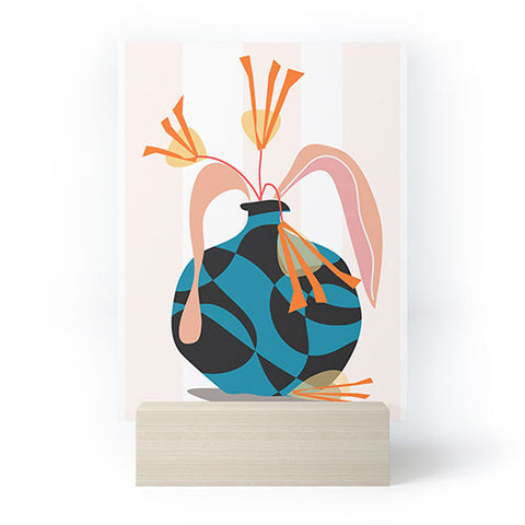 Mirimo Blue Vase Mini Art Print