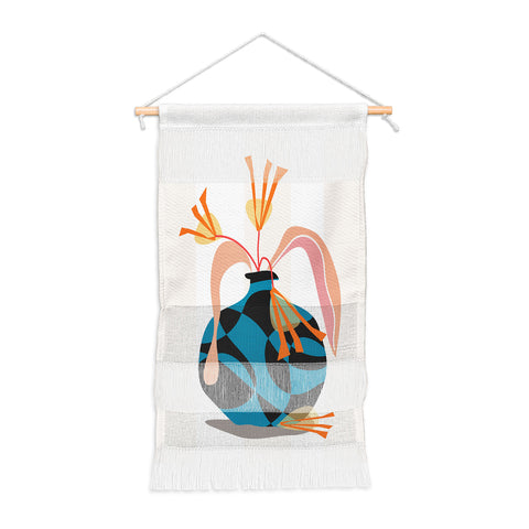 Mirimo Blue Vase Wall Hanging Portrait