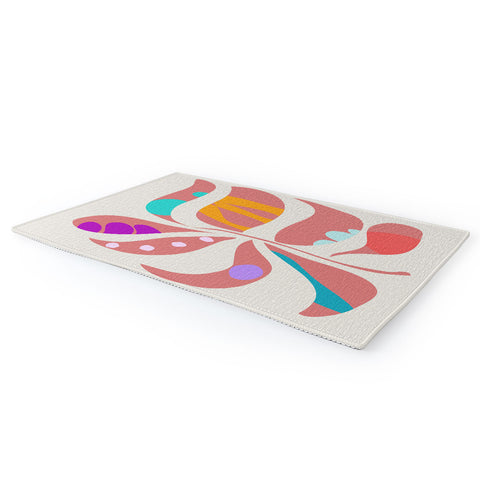 Mirimo Boho Leaf Area Rug