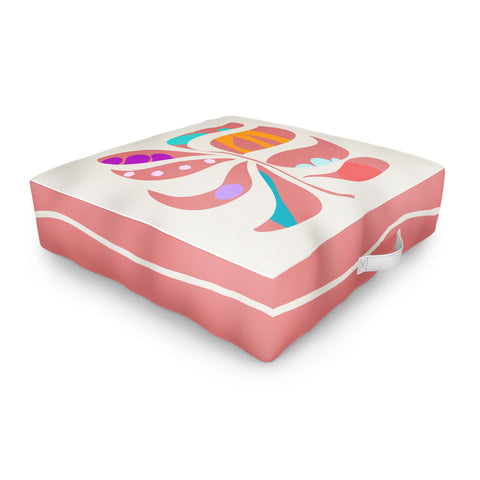 Mirimo Boho Leaf Outdoor Floor Cushion