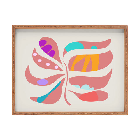Mirimo Boho Leaf Rectangular Tray