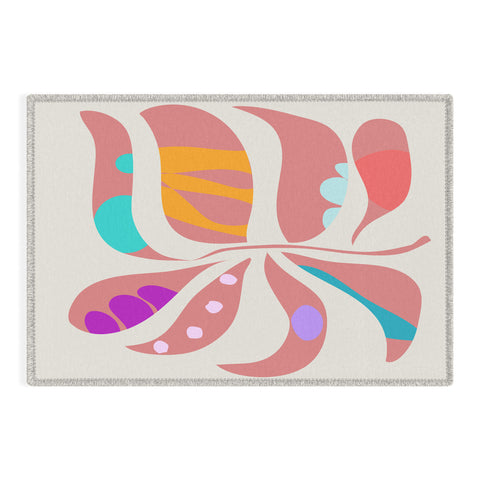 Mirimo Boho Leaf Outdoor Rug