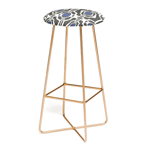 Mirimo Boke Black and Indigo Bar Stool