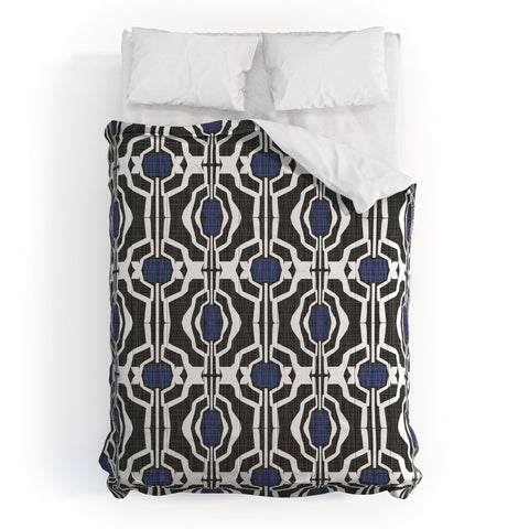 Mirimo Boke Black and Indigo Comforter