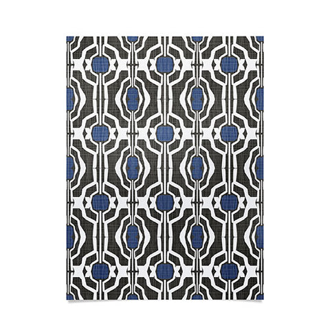Mirimo Boke Black and Indigo Poster
