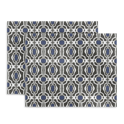 Mirimo Boke Black and Indigo Placemat