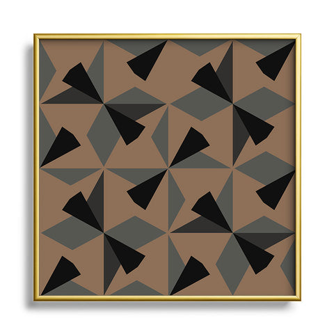 Mirimo Bosa Fall 1 Square Metal Framed Art Print