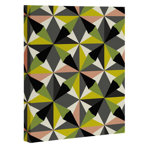 Mirimo Bosa Green Art Canvas