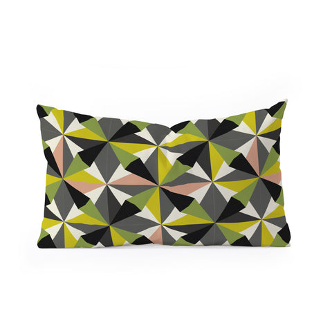 Mirimo Bosa Green Oblong Throw Pillow