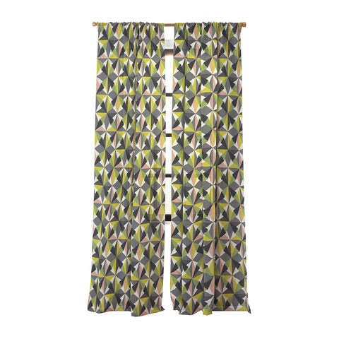 Mirimo Bosa Green Sheer Window Curtain