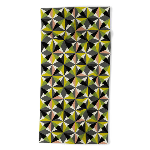 Mirimo Bosa Green Beach Towel
