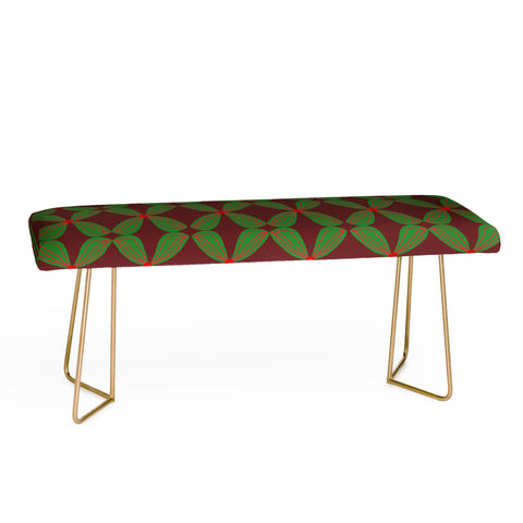 Mirimo Bows and Christmas Greens Bench